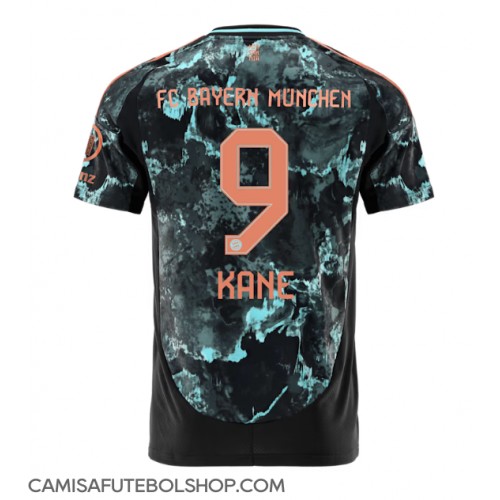 Camisa de time de futebol Bayern Munich Harry Kane #9 Replicas 2º Equipamento 2024-25 Manga Curta